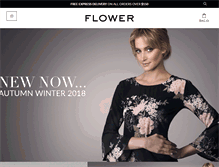 Tablet Screenshot of flowerclothing.com
